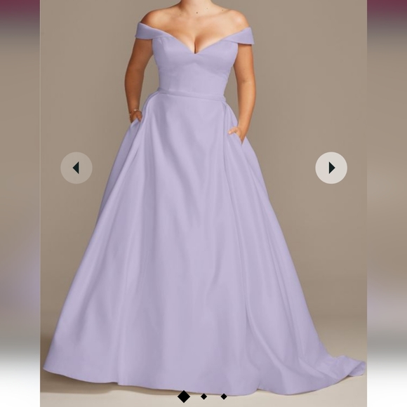 Plus Size Lilac Wedding Dress (Never Worn)